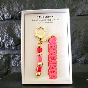 SALE 50 % OFF ALREADY MARKED BaubleBar Pink and Gold Key & Card Holder Accessory
